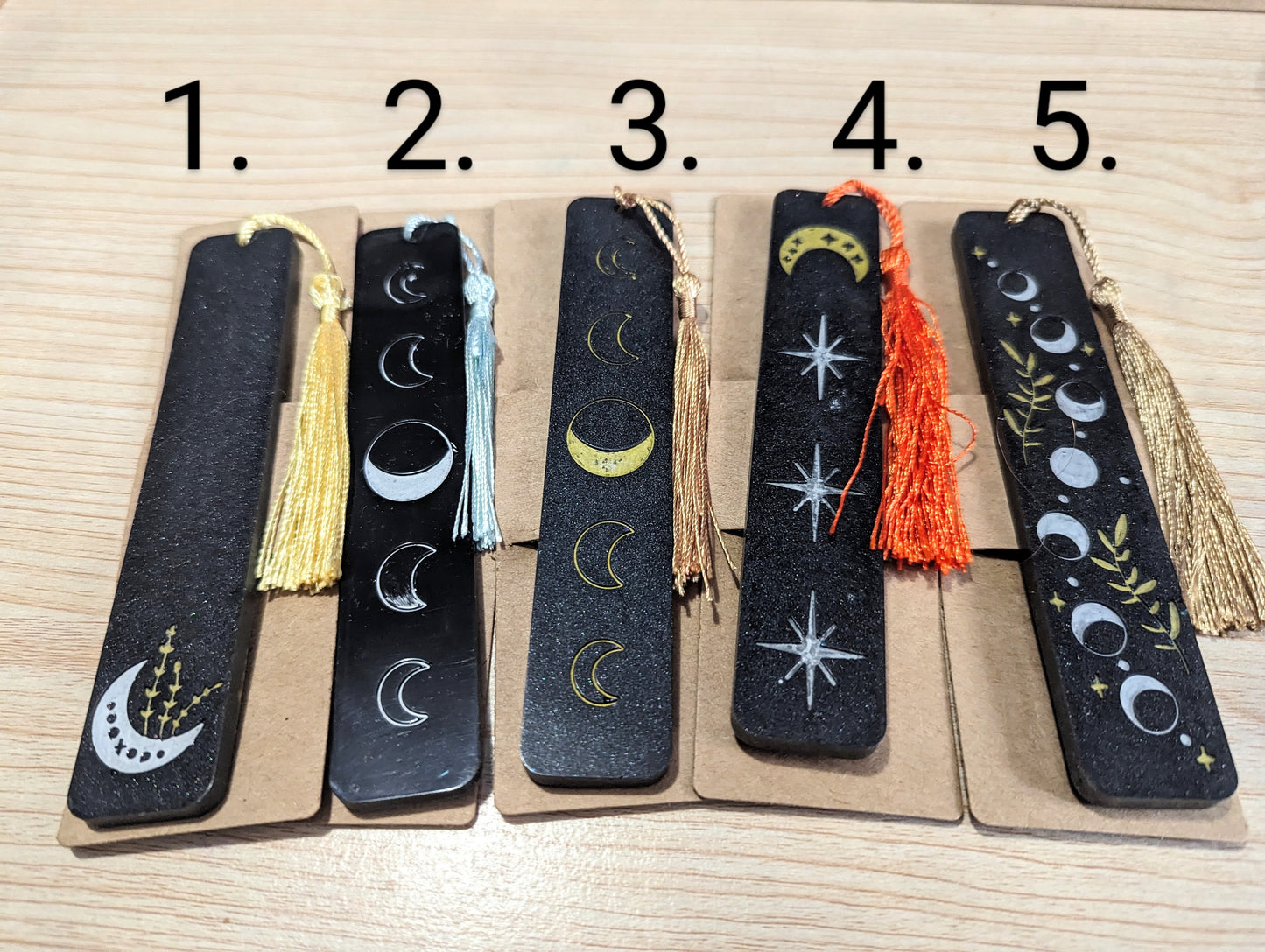 Handmade Resin Bookmarks - large
